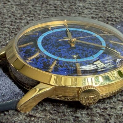 Jaeger-LeCoultre Memovox - Lapis Lazuli 18k YG Full Set