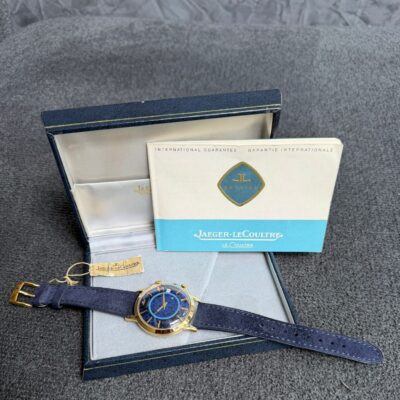 Jaeger-LeCoultre Memovox - Lapis Lazuli 18k YG Full Set